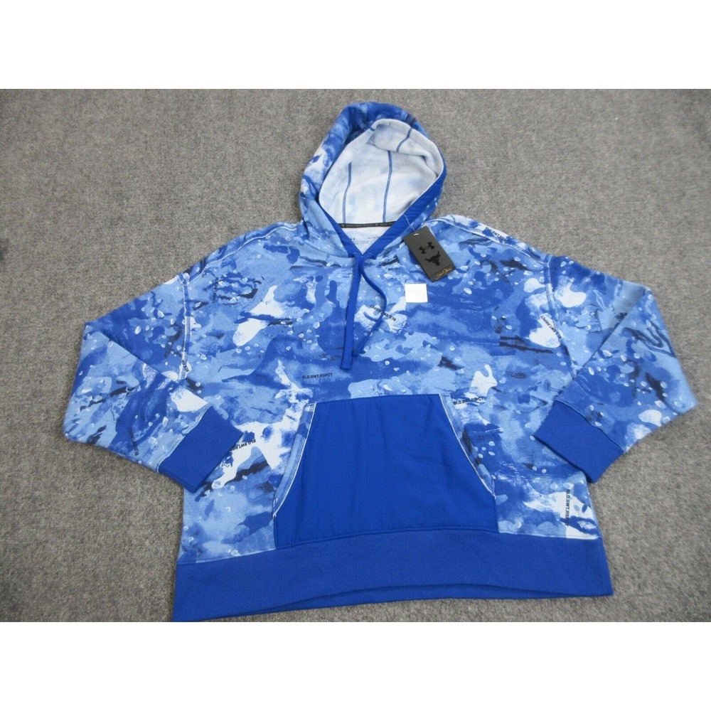 Under Armour Sweater Womens‎ Extra Large Blue Project Rock Sweatshirt Ladies